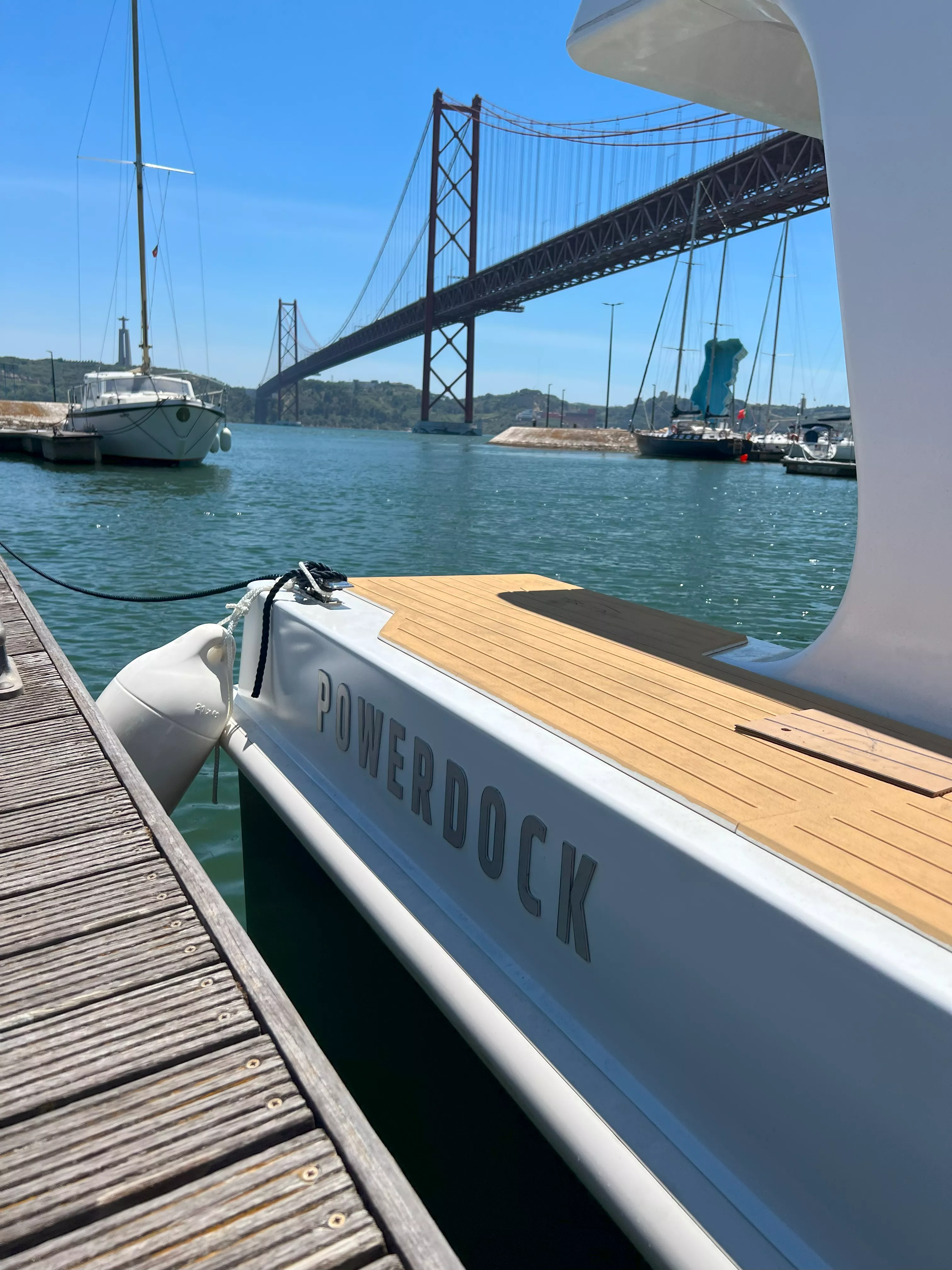 rear of a  Powerdock