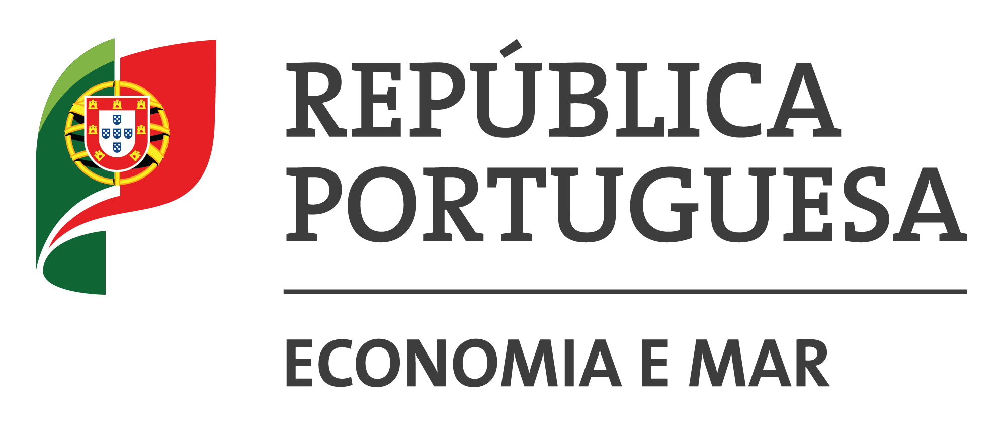 Logo REPUBLICA PORTUGUESA ECONOMIA E MAR